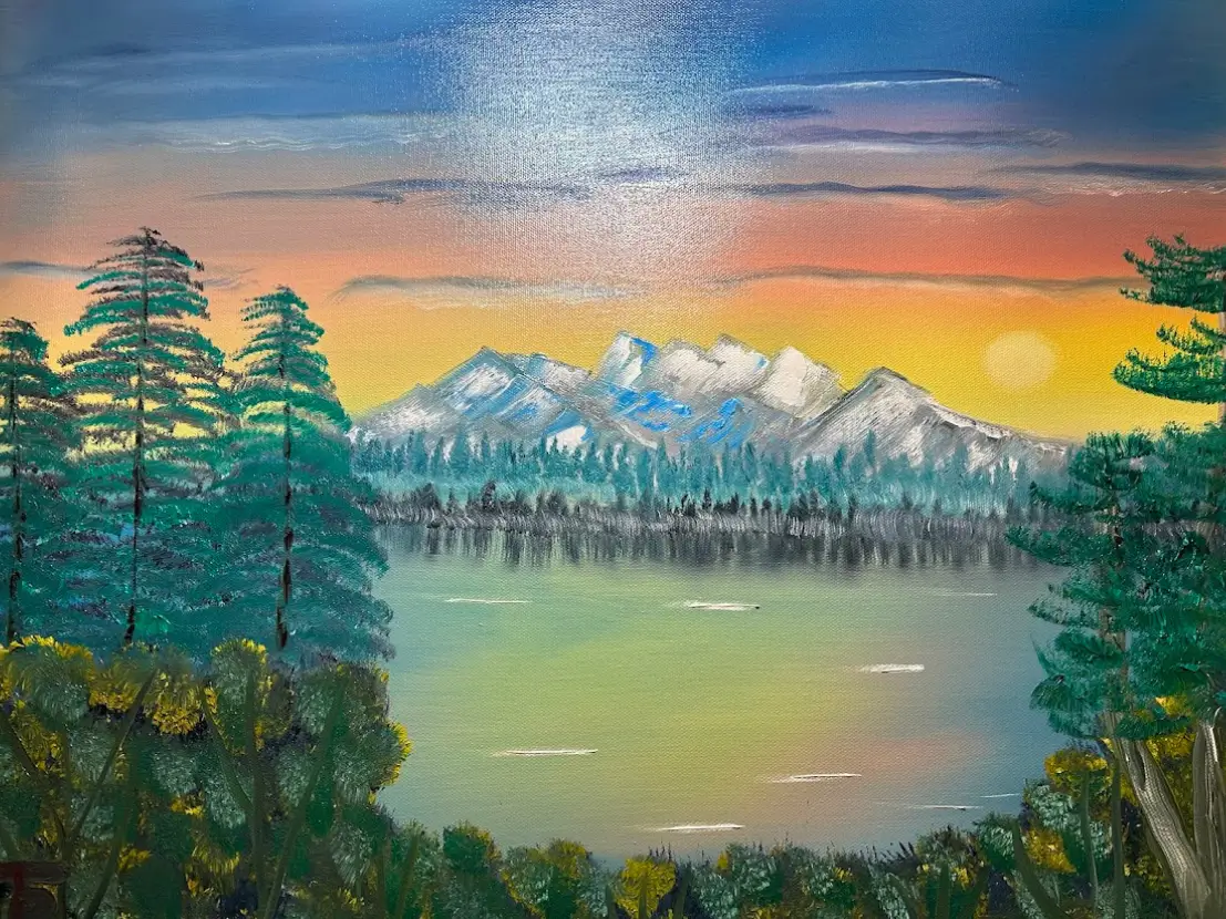 Mountains Keeping the Evening